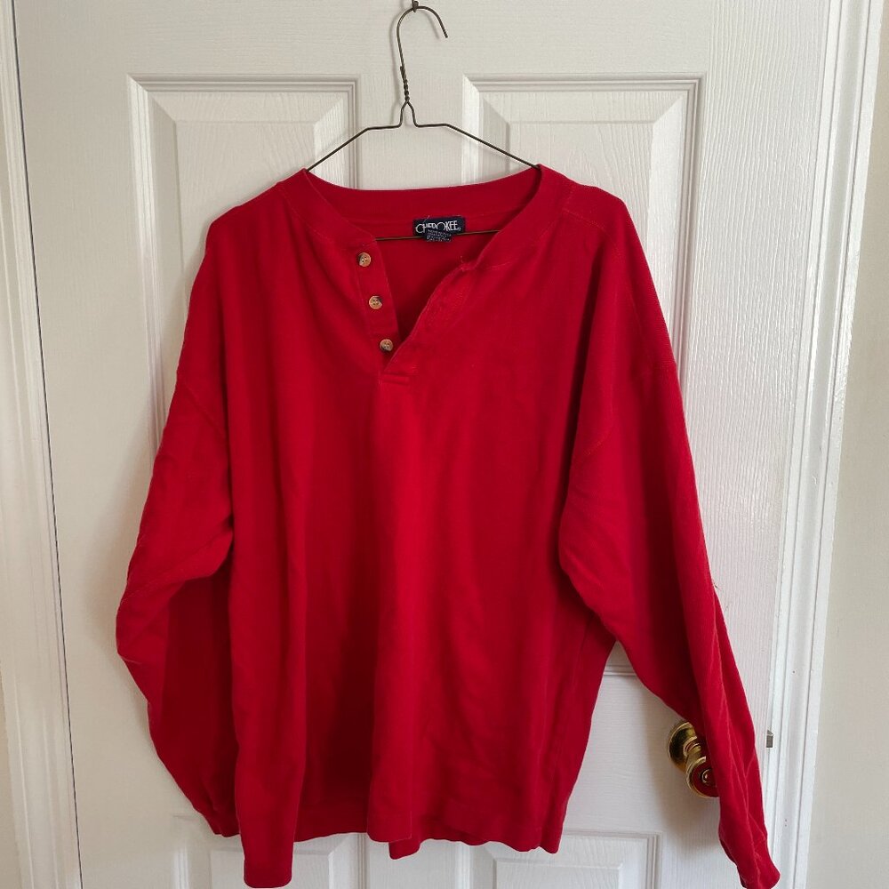 Vintage Oversized Red Cherokee Shirt XL